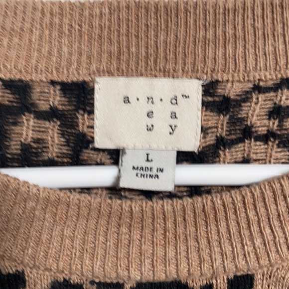 Cheetah Print Sweater - Picture 2 of 3